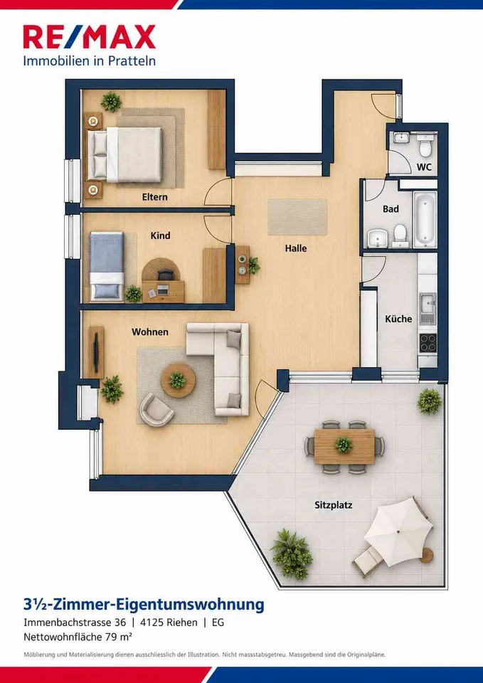 Ruhig wohnen, zentral leben: Ihre 3½-Zimmer-Wohnung in Riehen – Foto 13 von 13