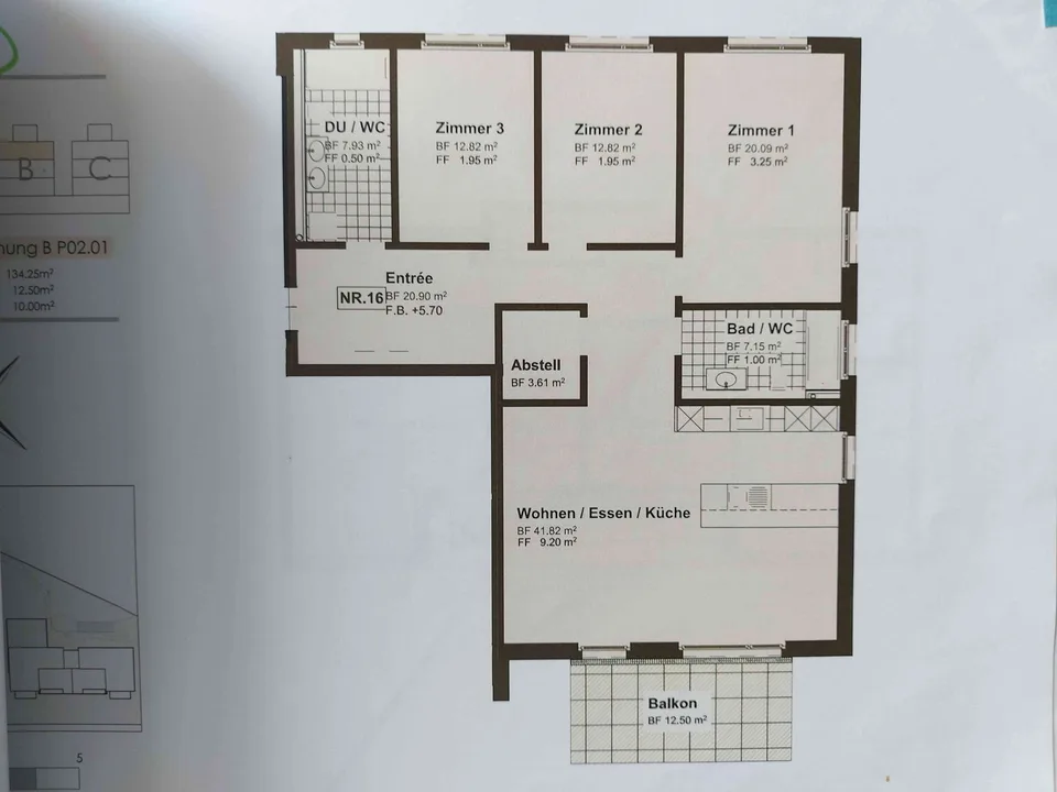 schöne geräumige 4 1/2 Zi. Wohnung – foto 3 di 11