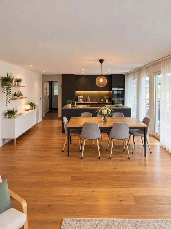 4,5-Zimmer-Erstwohnung mit grossem Balkon und Eigerblick – Foto 3 von 11