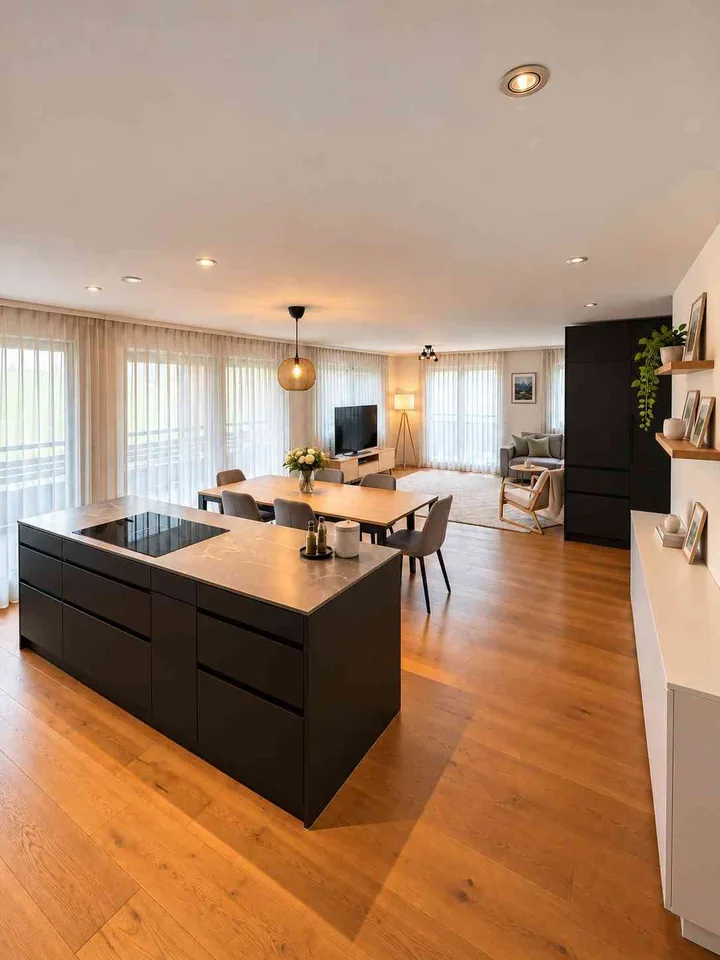 4,5-Zimmer-Erstwohnung mit grossem Balkon und Eigerblick – Foto 2 von 11