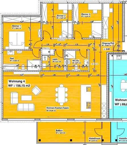 Hochwertig. Hell. Grosszügig. 4.5 Zimmerwohnung mit Balkon – Foto 12 von 13