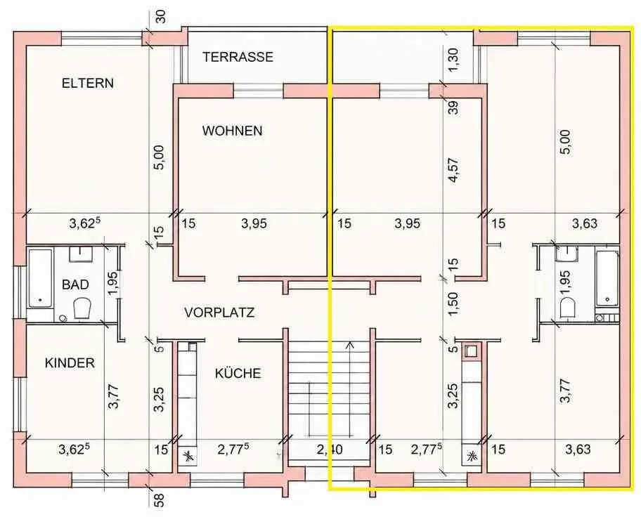 Grosszügige 3.5-Zimmer-Wohnung an ruhiger und zentraler Lage – Foto 8 von 8