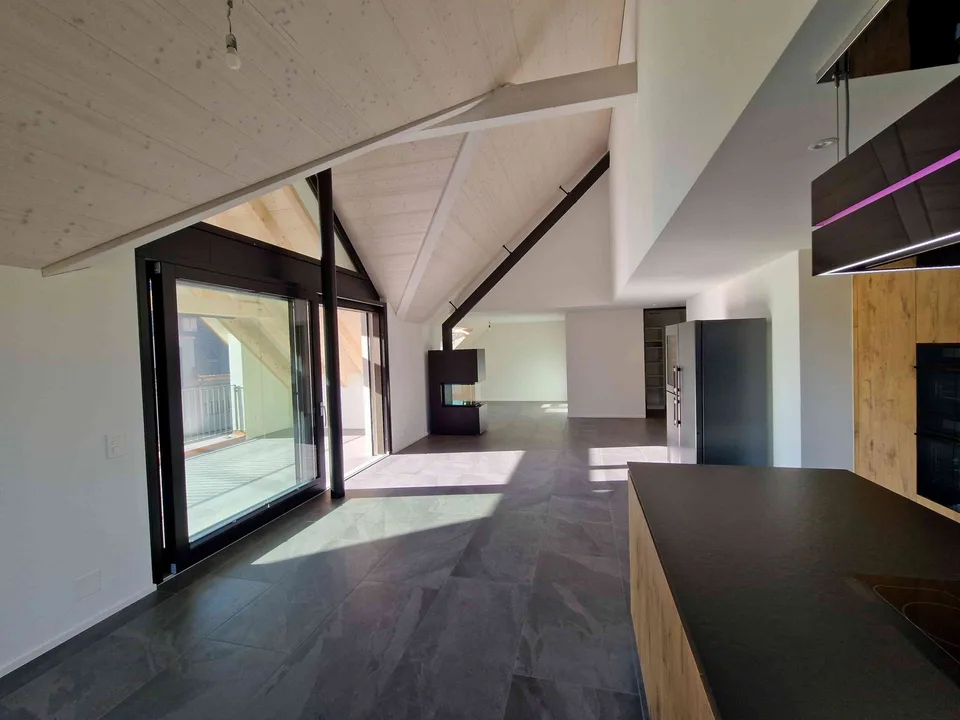Äusserst grosszügige Neubau-Dachgeschosswohnung mit Top-Ausbau – Foto 3 von 13