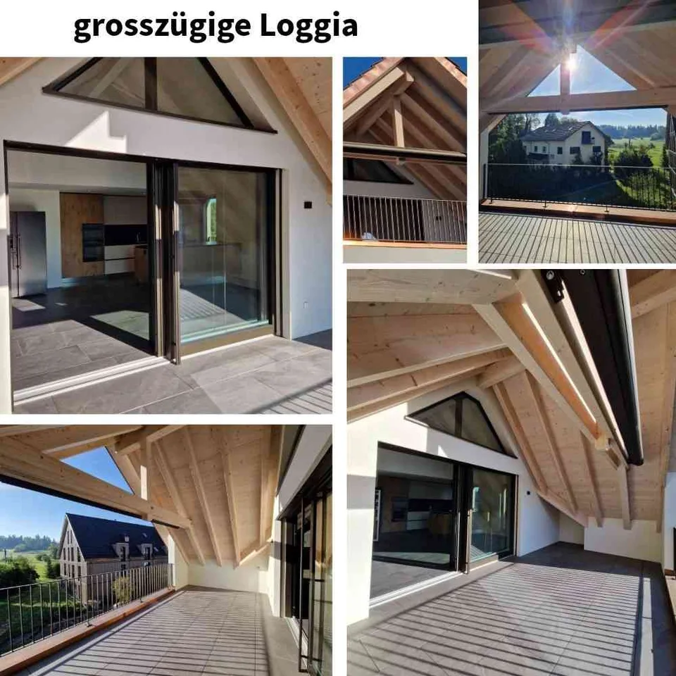 Äusserst grosszügige Neubau-Dachgeschosswohnung mit Top-Ausbau – Foto 10 von 13