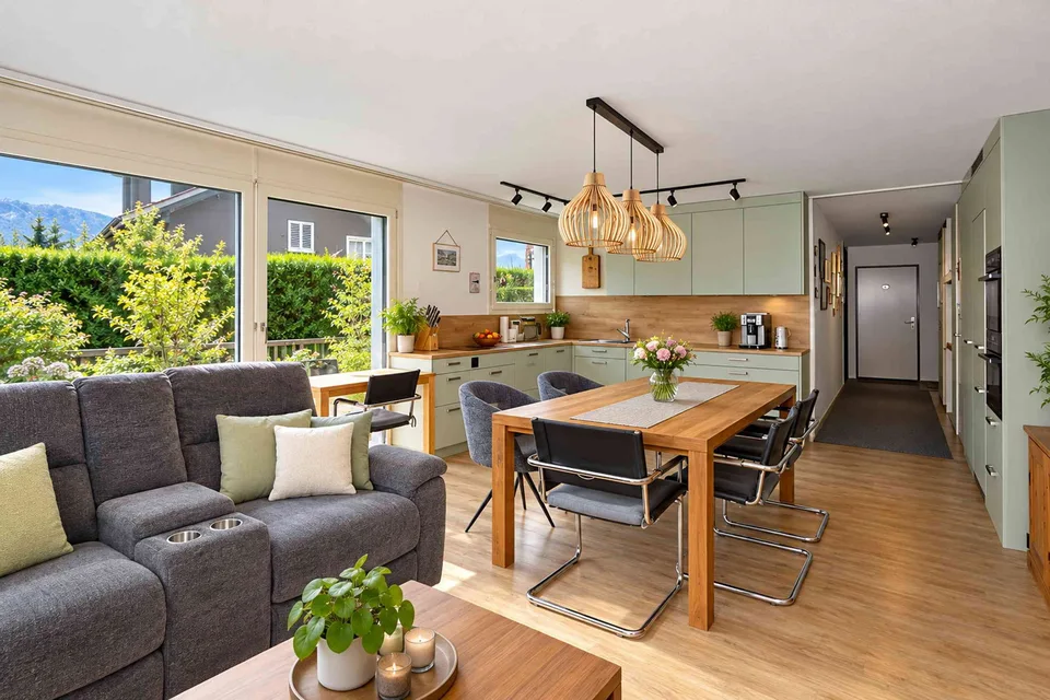 "3-Zimmer-Wohnung mit privatem Gartensitzplatz – Wohnen mit eigenem... – photo 4 of 13