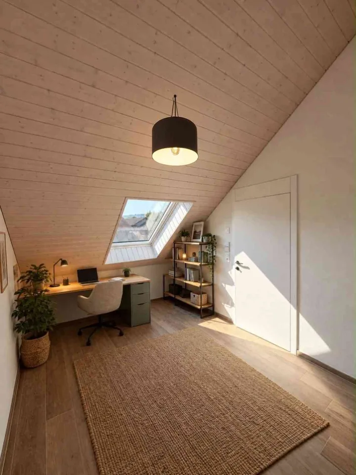 Duplex sous les combles avec terrasse – Foto 4 von 11
