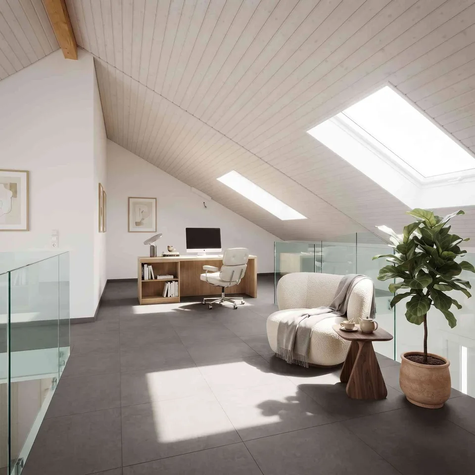 Duplex sous les combles avec terrasse – Foto 3 von 11