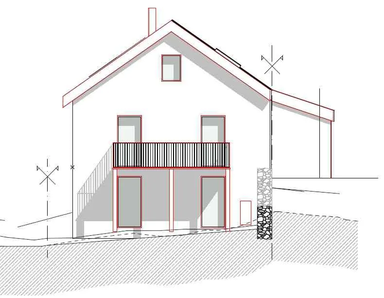 Neubau mit Bewilligung - Nuova costruzione con licenza edilizia – Foto 5 von 8