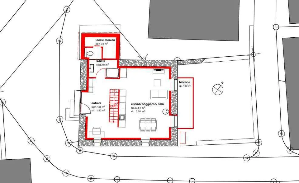 Neubau mit Bewilligung - Nuova costruzione con licenza edilizia – Foto 2 von 8