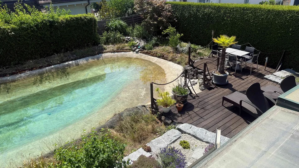 Idyllisches EFH mit Schwimmteich, Naturgarten und PV-Anlage – foto 3 di 13