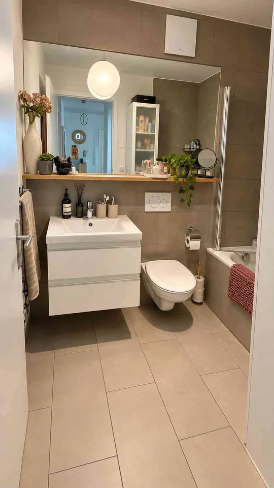 Attique 3,5 pièces à Paudex - grande terrasse, jardin, vue lac, – Foto 9 von 13