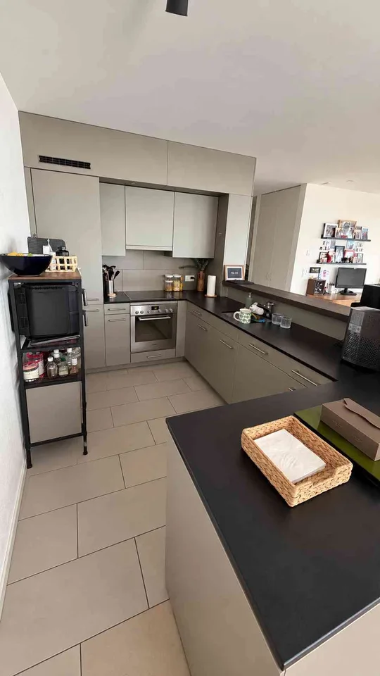 Attique 3,5 pièces à Paudex - grande terrasse, jardin, vue lac, – Foto 3 von 13