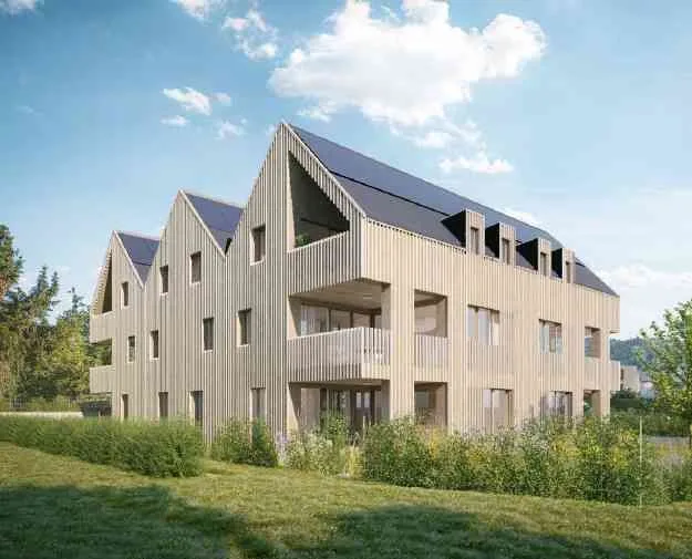 2 ½ Zimmer Neubauwohnung mit Kellerabteil und Tiefgaragenplatz – Foto 2 von 10