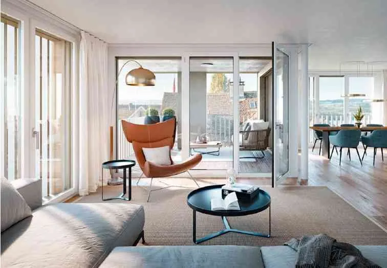 2 ½ Zimmer Neubauwohnung mit Kellerabteil und Tiefgaragenplatz – Foto 4 von 10