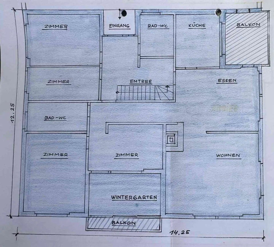 Attraktive 5-Zimmer-Wohnung im Obernau zu vermieten – Foto 10 von 10