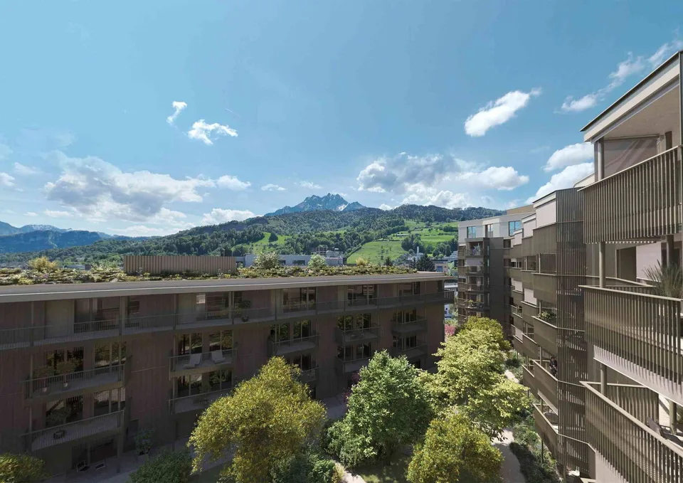 3½-Zimmer-Wohnung im 6. OG mit Balkon (Erstbezug) – Foto 2 von 9