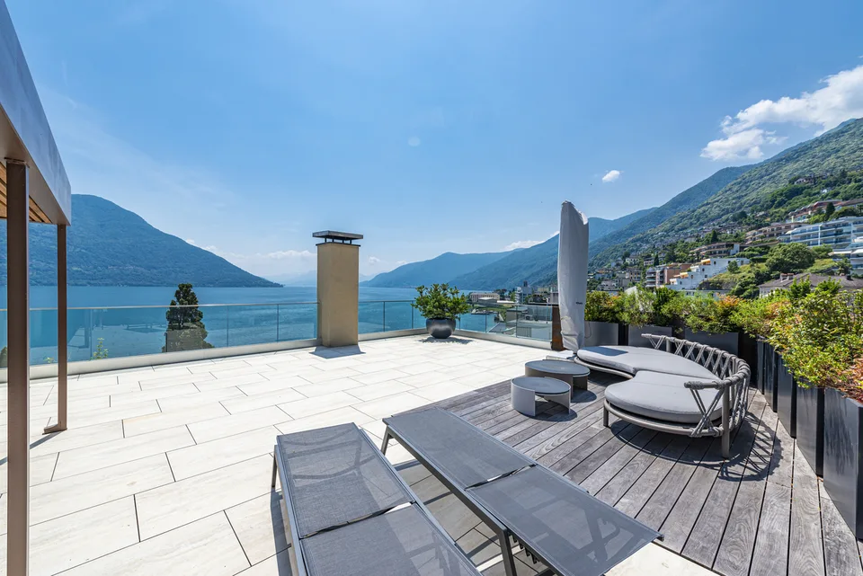 Attico-duplex con vista sul Lago Maggiore