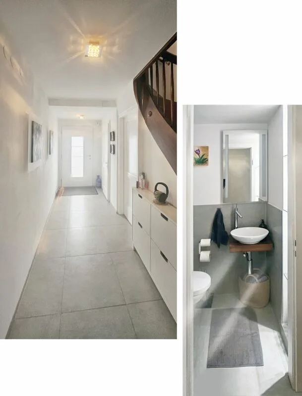 Casa a schiera modernizzata con doppio garage, sistema PV e giardino spazioso