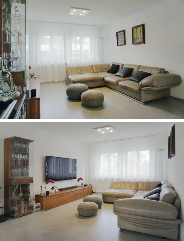 Casa a schiera modernizzata con doppio garage, sistema PV e giardino spazioso