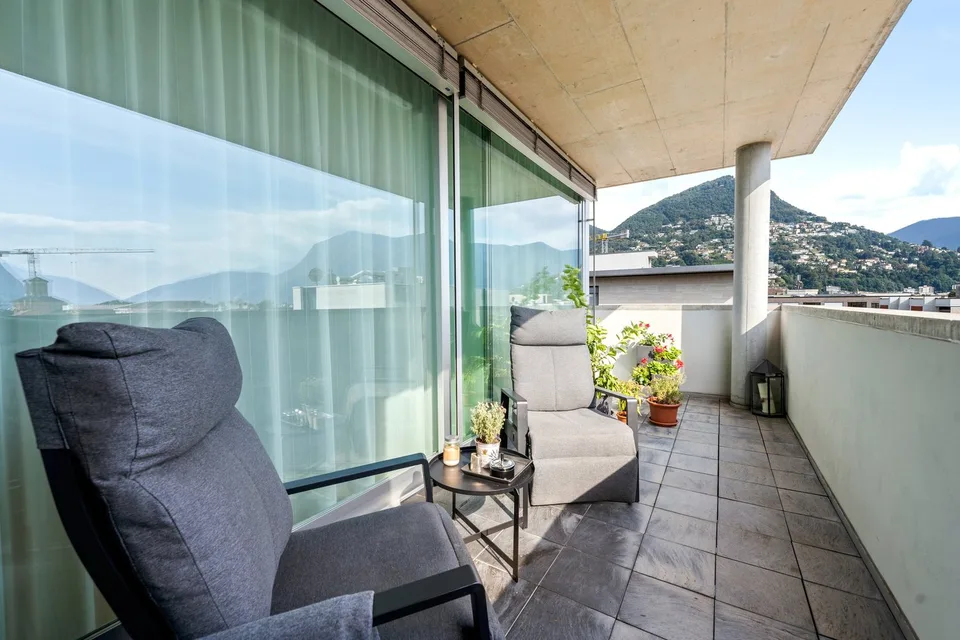 Dachgeschoss in Lugano Stadtzentrum zum Verkauf