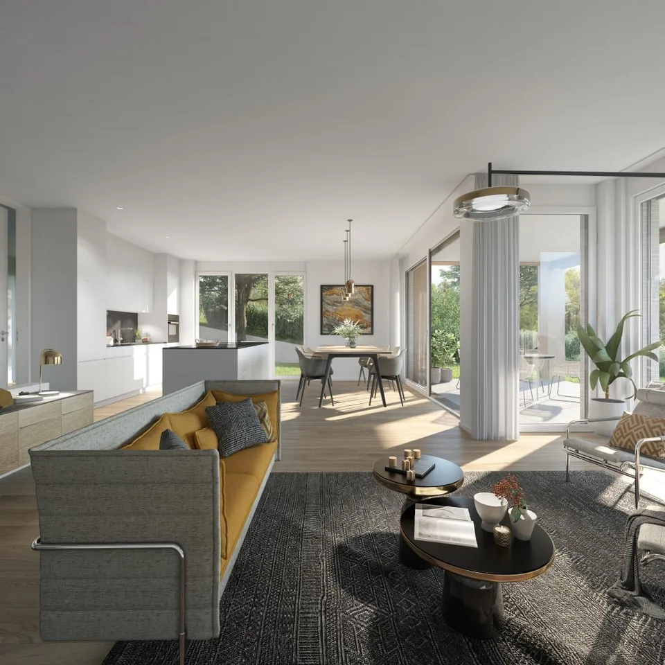 Appartamento di 4,5 locali al piano terra (hochparterre), disponibile da ottobre