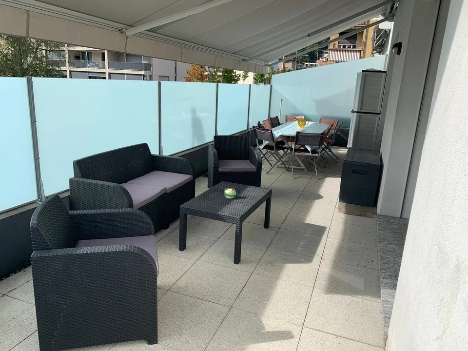 Splendido appartamento di 3.5 locali con giardino a Bellinzona