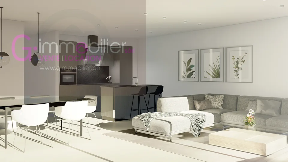 Nouvelle construction à Monthey -Appartements contemporains au coeur du quartier sous gare