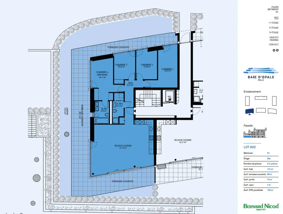 New high-standard apartment - 5.5 rooms in corner location with terrace and private garden – photo 7 of 8