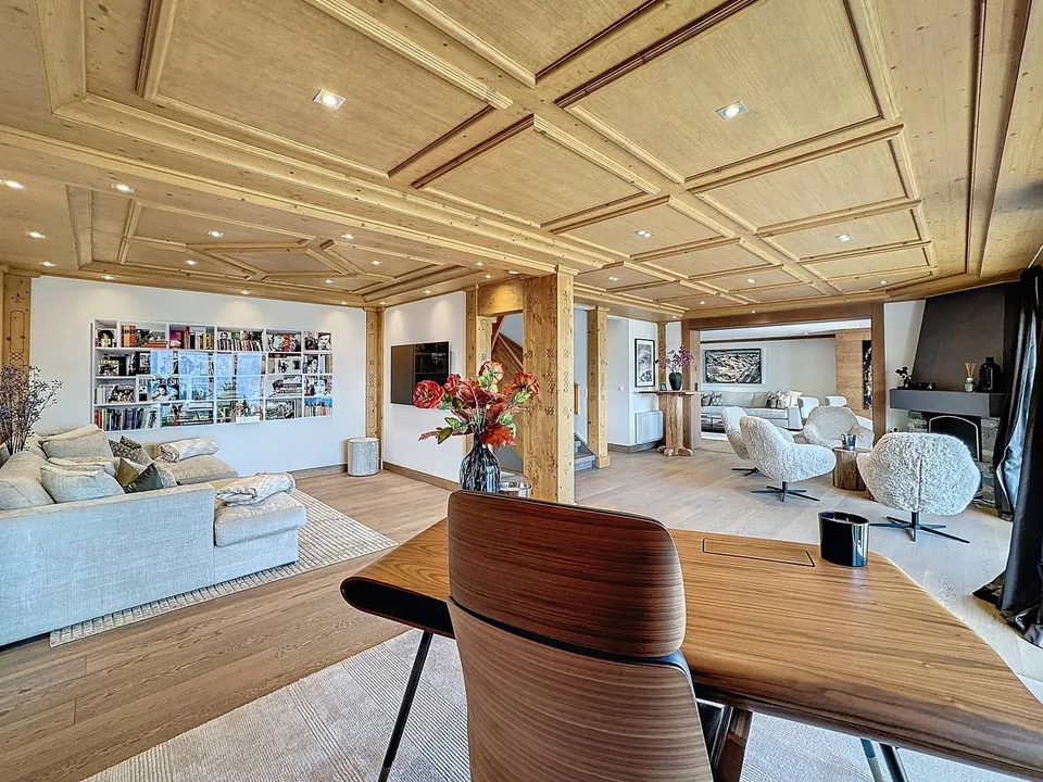 EXCLUSIVITÉ - Magnifique chalet avec vue panoramique sur la plaine du Rhône et les Alpes