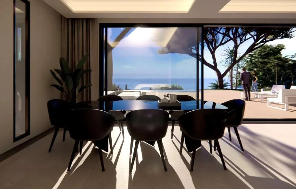 Roquebrune Cap Martin, villa contemporanea con vista mare e piscina – foto 6 di 8