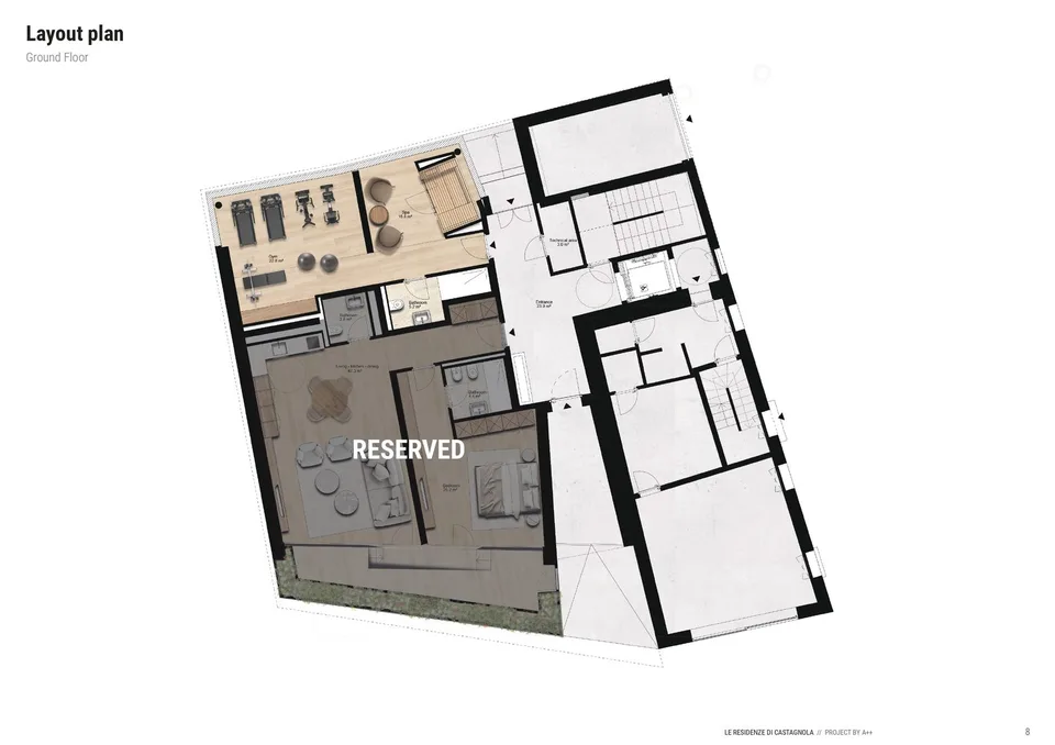 PENTHOUSE / ATTICO 6.5 LOCALI -Terrazza privata, jacuzzi e vista lago a 360° ( posti auto esclusi) – Foto 8 von 11