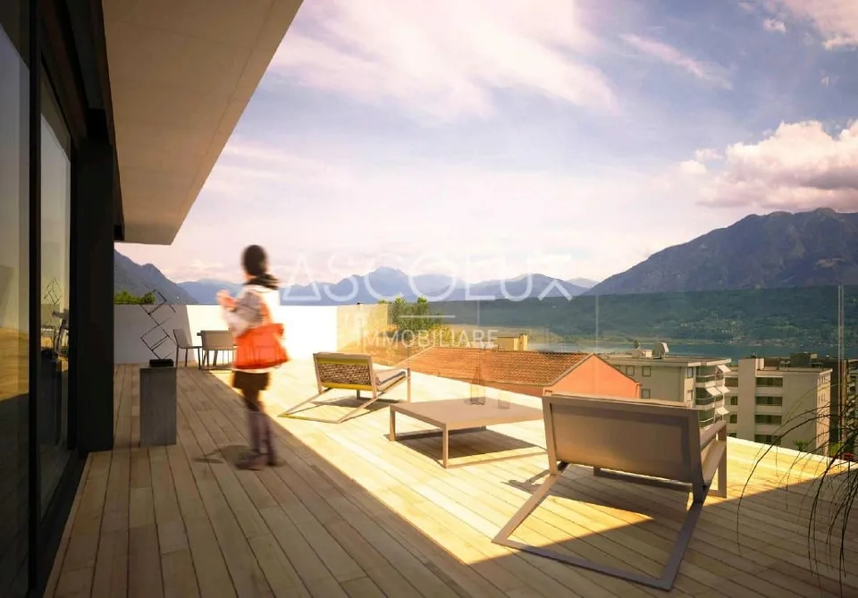 Prestigeträchtige Dachwohnung mit Panoramablick auf den See – 4.5 Zimmer voller Raffinesse und Helligkeit – Foto 7 von 13