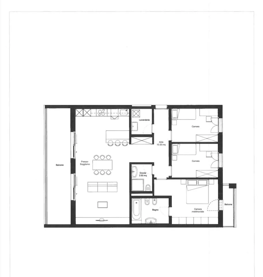 Appartement moderne avec grande terrasse et vue sur le jardin