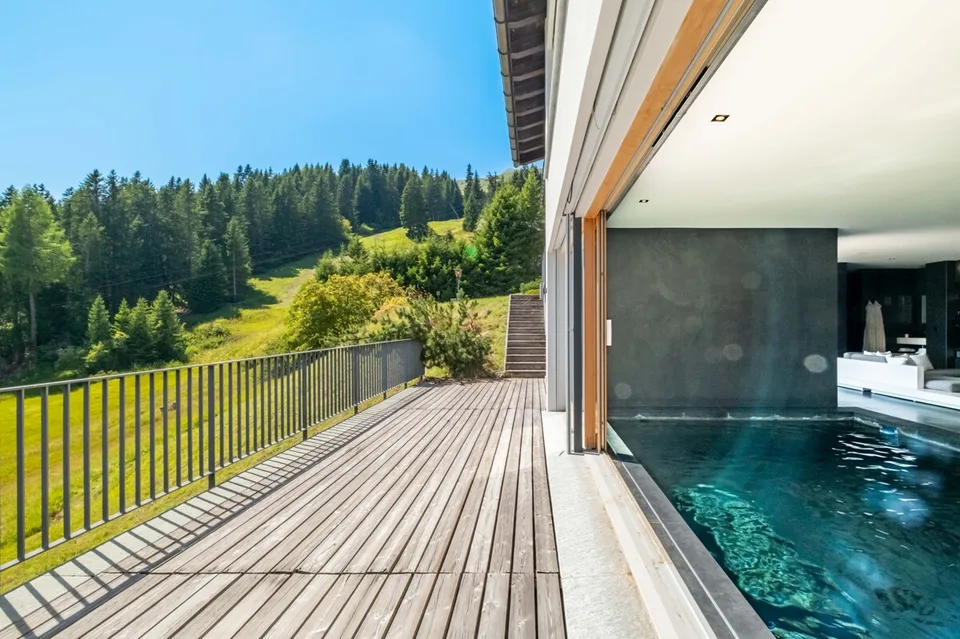 Ensemble di residenza di montagna elegante in posizione privilegiata Ski-in/Ski-out