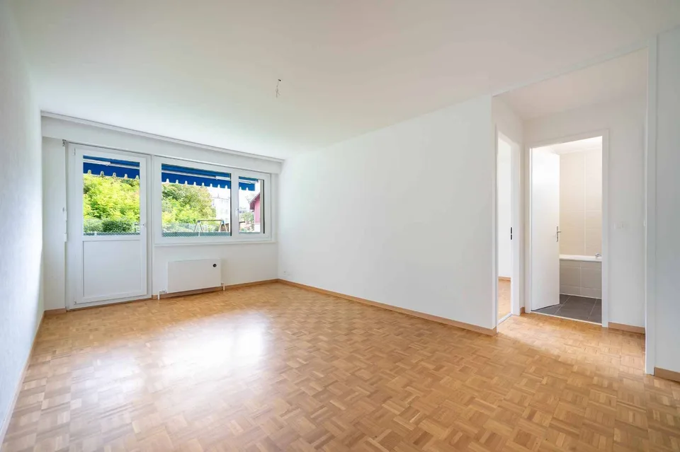 Bel appartement de 2,5 pièces en rez de jardin et plein centre ville !