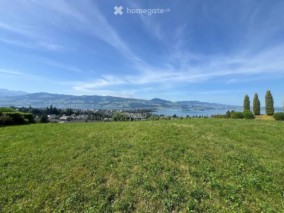 Terreno da sogno con vista magnifica a Rapperswil-Jona