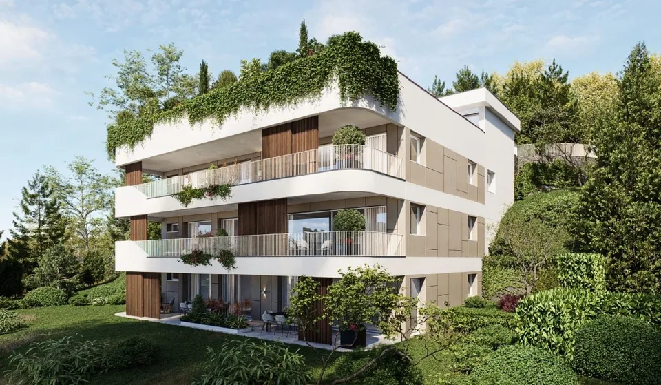 CAPOLAGO – 3.5 LOC, DESIGN MODERNO E VISTA LAGO  (APP. 1)