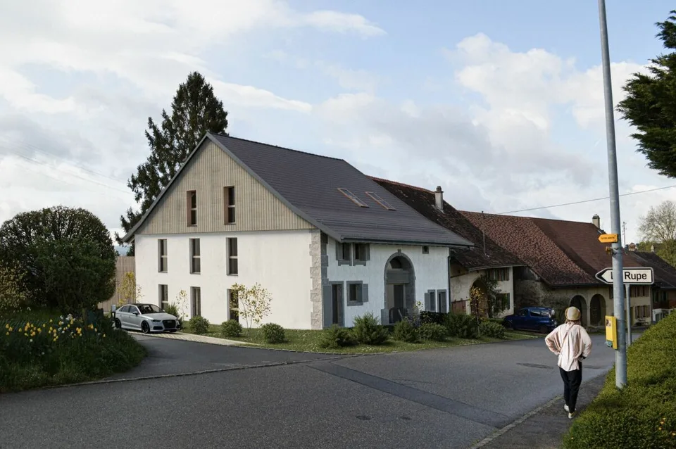 Cronay - 4,5-Zimmer-Wohnung im Dachgeschoss mit Gartennische