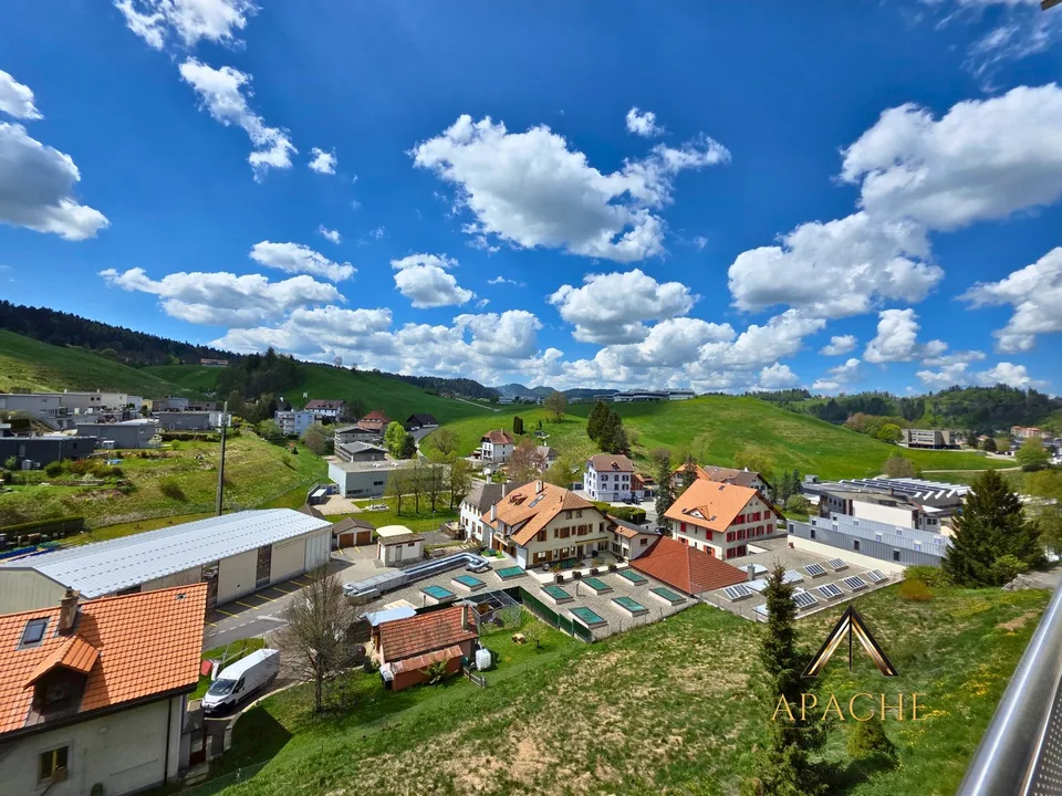 Appartamento di 3.5 locali con balcone e vista impareggiabile in posizione dominante