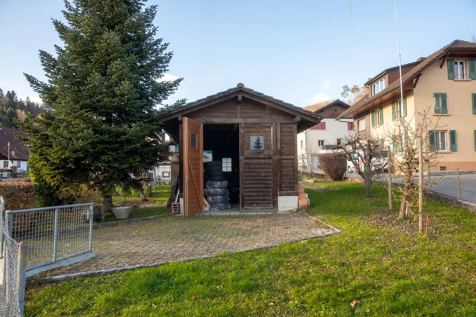 Einzelgarage oder grosszügiges Gartenhaus zur Demontage