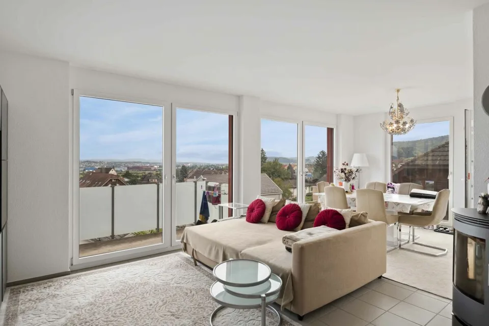 Charmante Maisonette-Gartenwohnung mit atemberaubender Aussicht