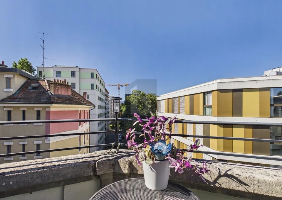 Mansarda con balcone a Servette-Charmilles