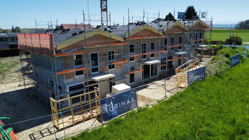 Gletterens à vendre  Villa contigüe de 5,5 pces LIVRAISON AUTOMNE 2026
