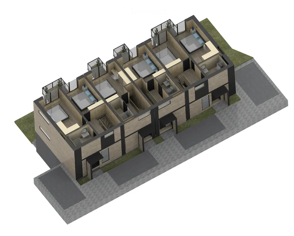 Sustainable Single-Family Home above Lake Walensee: Compact Design Houses planned to Minergie-P Standard – photo 6 of 9