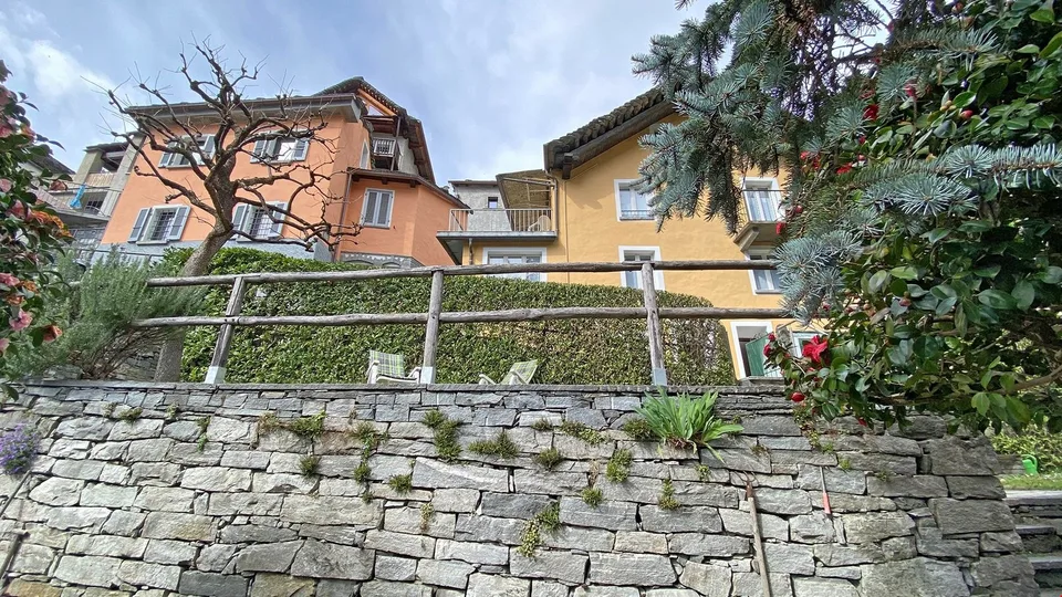Vallemaggia, Cevio, Maison Tessinoise Typique Rénovée, Terrasse et Jardin – photo 10 sur 12