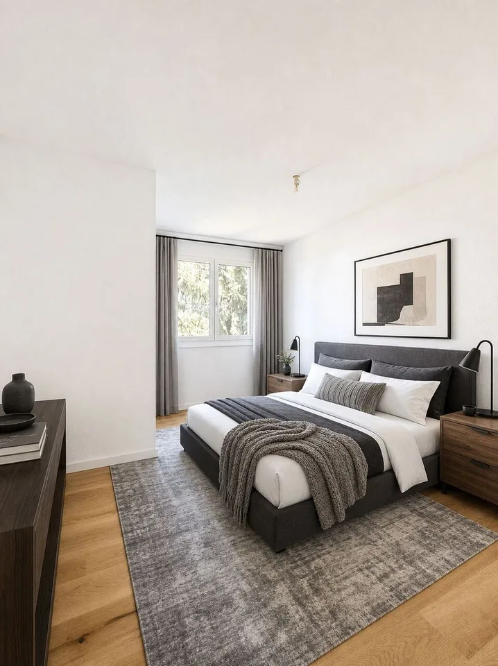 ENTRE MORAT ET FRIBOURG Appartement rénové de 4.5 pces avec balcon – Foto 11 von 13
