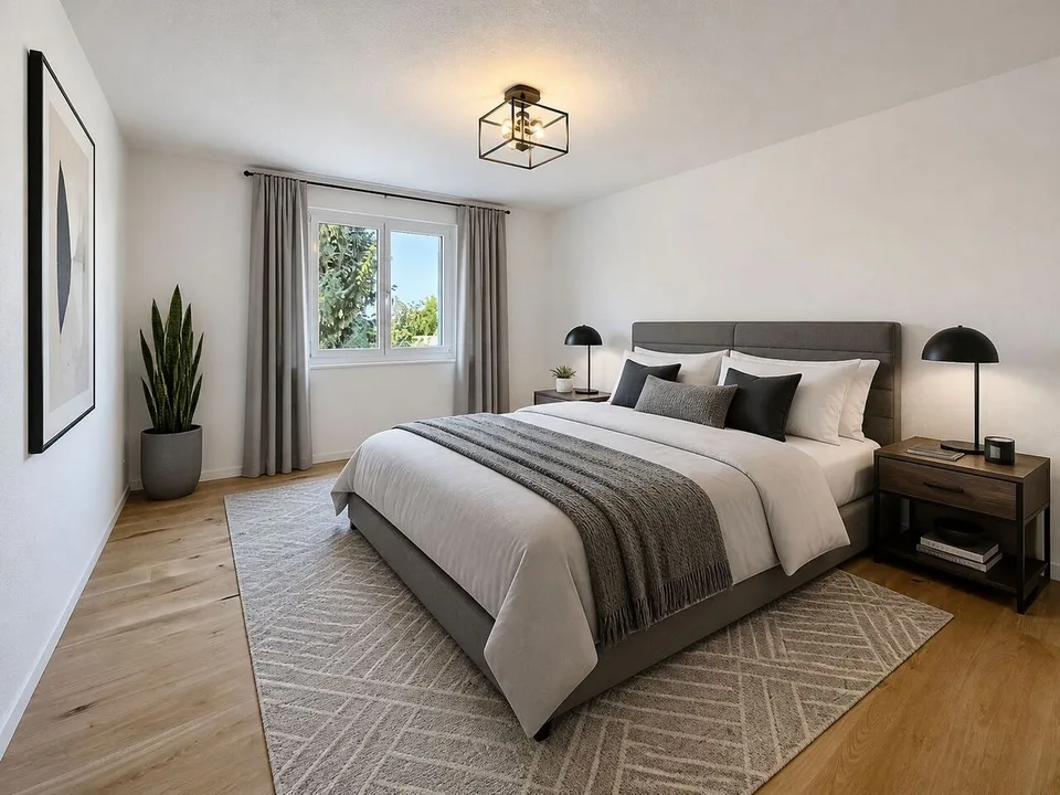 ENTRE MORAT ET FRIBOURG Appartement rénové de 4.5 pces avec balcon – Foto 10 von 13