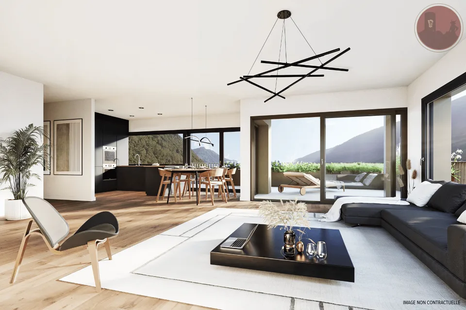 New 3.5-room apartment with terraces and garden in Martigny