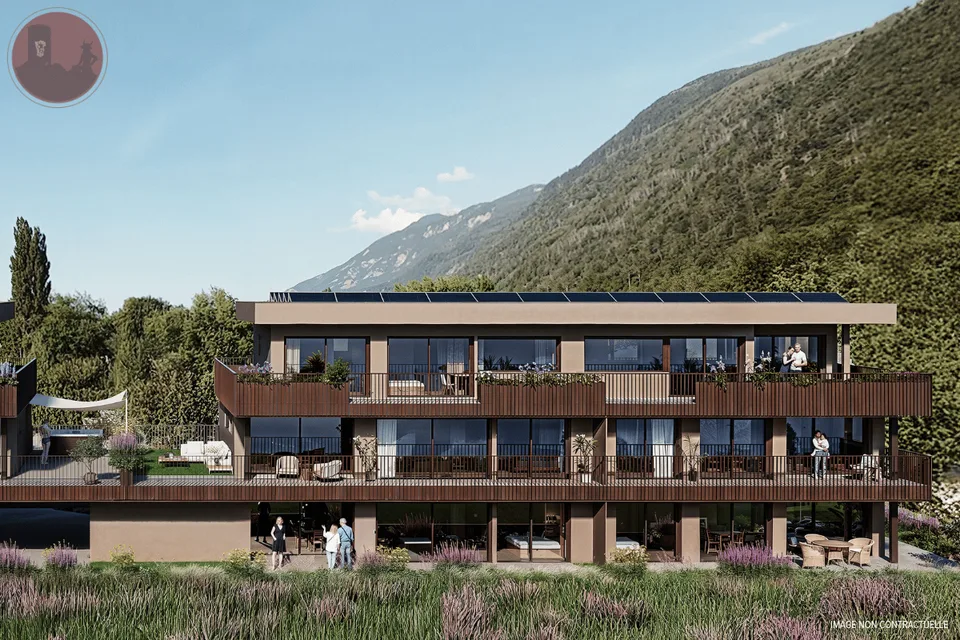 Appartement neuf de 3.5 pièces avec terrasses et jardin à Martigny