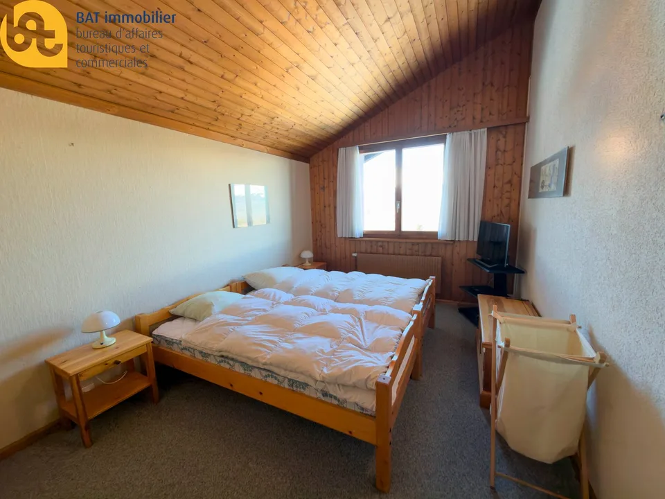 Nax - 4,5-Zimmer-Dachgeschoss in einer Zweitwohnsitz-Residenz - Arolles – Foto 7 von 13